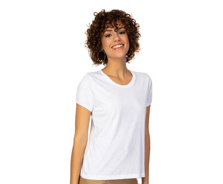 Camiseta Manga Curta Branco I | Westwing