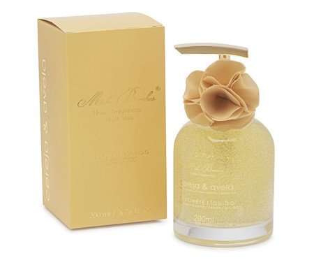 Sabonete Luxo Cereja e Avelã com Glitter Dourado - 200ml | Westwing