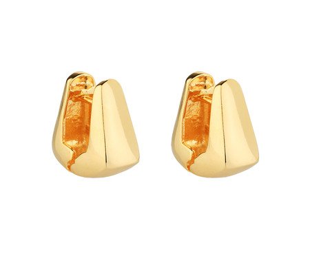 Argola Triangular Banho de Ouro - 18K | Westwing