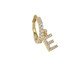 Piercing Falso Pingente de Letra e Cravejado e Banho de Ouro, Colorido | WestwingNow
