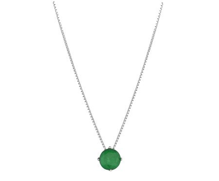 Colar Ponto de Luz Luxo Esmeralda Fusion | Westwing