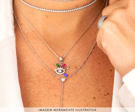 Choker Riviera Luxo Milliá Cravejado | Westwing