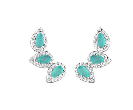 Brinco Ear Cuff Turmalina Colombiana Fusion | Westwing