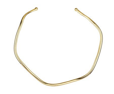 Gargantilha Curve Banho Ouro - 18K | Westwing