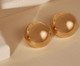 Brinco Meia Esfera Semijoia Ouro - 18K, Colorido | WestwingNow
