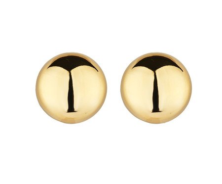 Brinco Meia Esfera Semijoia Ouro - 18K | Westwing