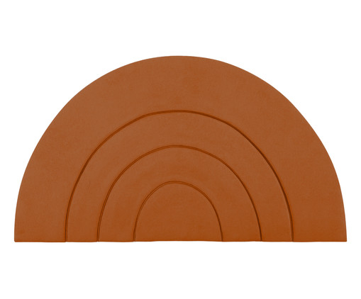 Cabeceira em Boucle Aveludado Arco Terracota, Terracotta | WestwingNow