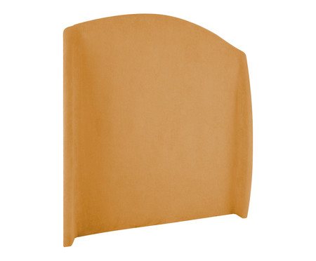 Cabeceira em Boucle Aveludado Smooth Amarelo Ocre | WestwingNow