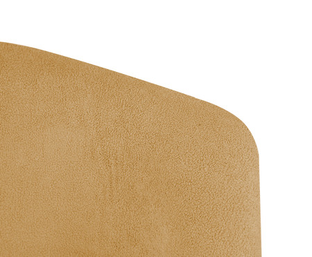 Cabeceira em Boucle Aveludado Smooth Amarelo Ocre | WestwingNow