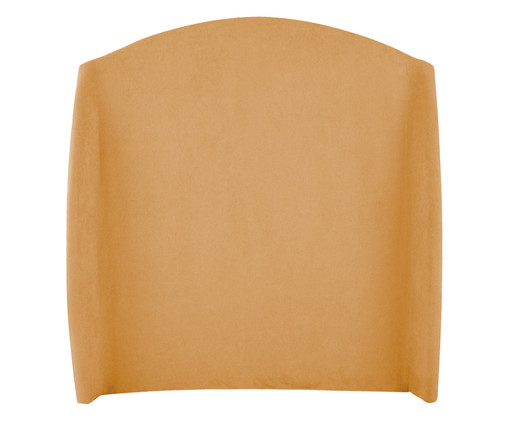 Cabeceira em Boucle Aveludado Smooth Amarelo Ocre, Ambar | WestwingNow