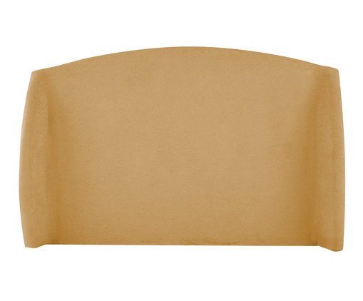 Cabeceira em Boucle Aveludado Smooth Amarelo Ocre, Ambar | WestwingNow
