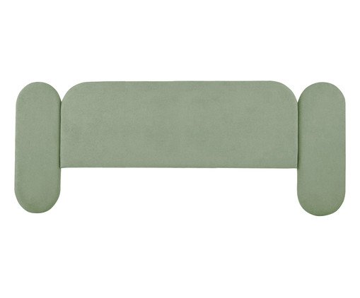 Cabeceira em Boucle Aveludado Arco Embrace Verde, green | WestwingNow