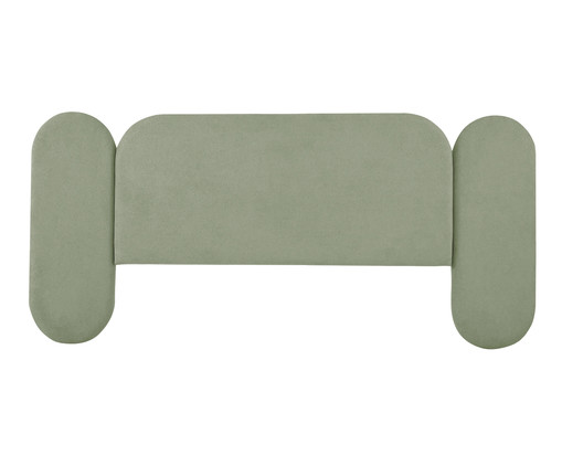 Cabeceira em Boucle Aveludado Arco Embrace Verde, green | WestwingNow