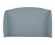 Cabeceira em Boucle Aveludado Smooth Azul, blue | WestwingNow