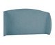 Cabeceira em Boucle Aveludado Smooth Azul, blue | WestwingNow