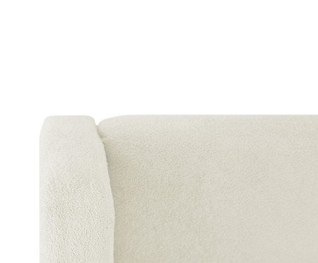 Cabeceira em Boucle Aveludado Classic OffWhite | Westwing