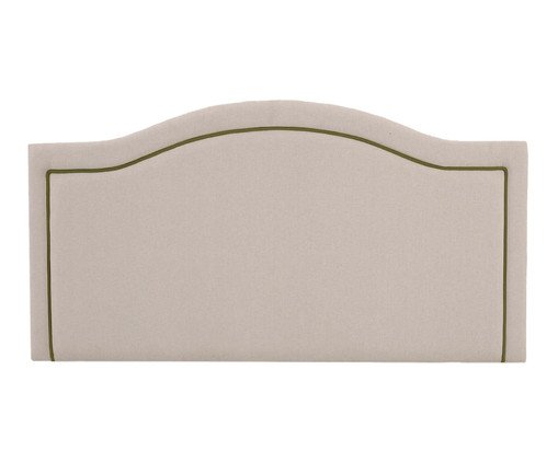 Cabeceira em Lona com Vivo Joliet Natural e Verde Musgo, Natural | WestwingNow