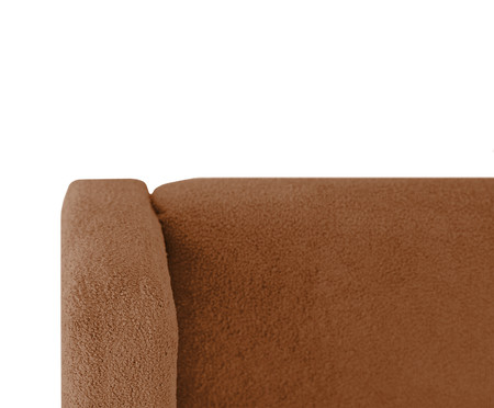 Cabeceira em Boucle Aveludado Classic Terracota | Westwing