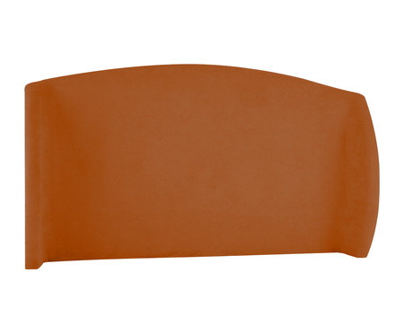 Cabeceira em Boucle Aveludado Smooth Terracota | WestwingNow