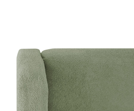 Cabeceira em Boucle Aveludado Classic Verde | Westwing