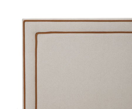 Cabeceira em Lona com Vivo Adele Natural e Telha | Westwing