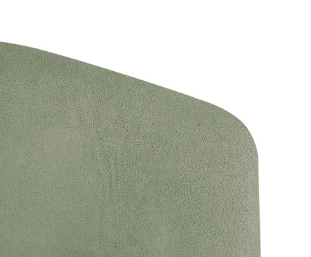 Cabeceira em Boucle Aveludado Smooth Verde | WestwingNow