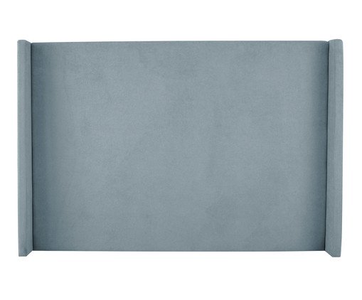 Cabeceira em Boucle Aveludado Classic Azul, blue | WestwingNow