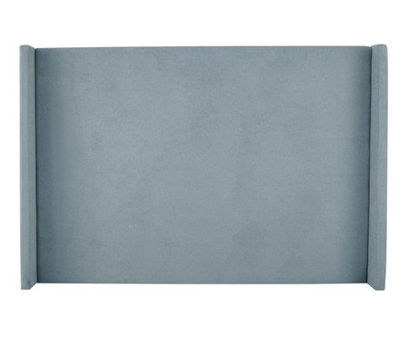 Cabeceira em Boucle Aveludado Classic Azul | Westwing