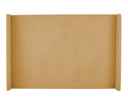 Cabeceira em Boucle Aveludado Classic Amarelo Ocre, Ambar | WestwingNow