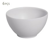 Jogo de Bowls em Cerâmica Stoneware Vit - Off White | WestwingNow