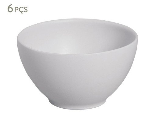 Jogo de Bowls Coup Stoneware Vit Cinza, Branco | WestwingNow