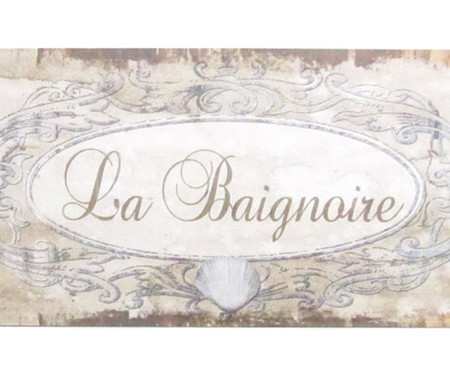 Placa Decorativa La Baignoire | WestwingNow