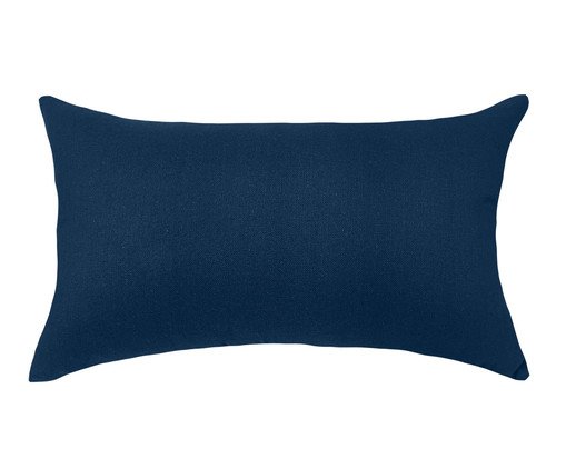 Almofada em Linho Lisa Marinho, Azul | WestwingNow