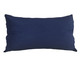 Almofada Canny em Veludo Soft Liso Azul, Azul | WestwingNow