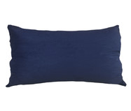 Almofada Canny em Veludo Soft Liso Azul | WestwingNow