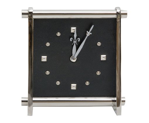 Relógio em Couro Simple Preto, Preto | WestwingNow