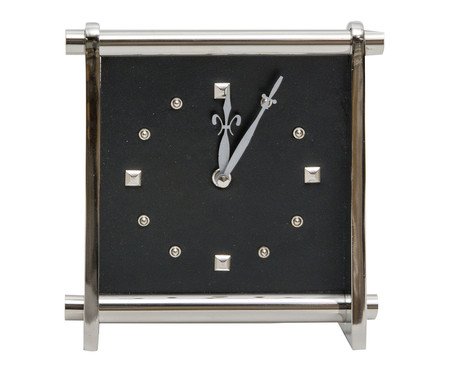 Relógio em Couro Simple Preto | Westwing