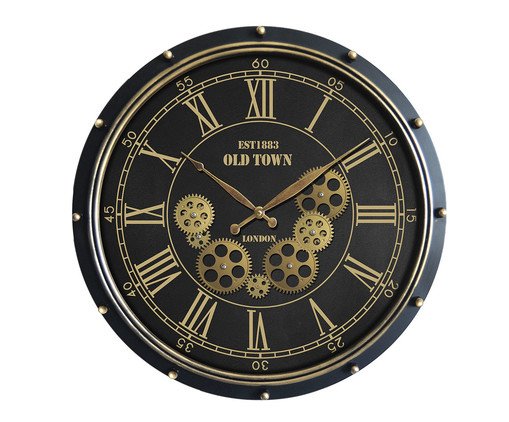 Relógio de Parede Steampunk Gears, Natural | WestwingNow