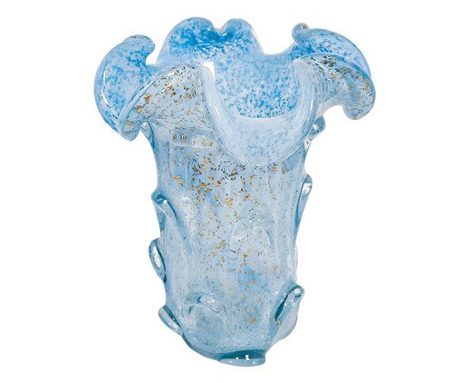 Vaso com Dour Rúbeo Azul Bebê, Azul | WestwingNow