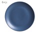 Jogo de Pratos para Sobremesa Stoneware Stoneware Boreal - 06 Pessoas, Azul | WestwingNow