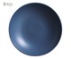 Jogo de Pratos Fundos Stoneware Boreal, Azul | WestwingNow