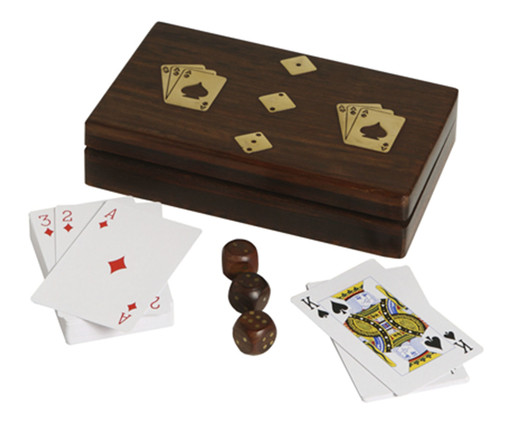 Kit de Jogos de Cassino, Natural | WestwingNow