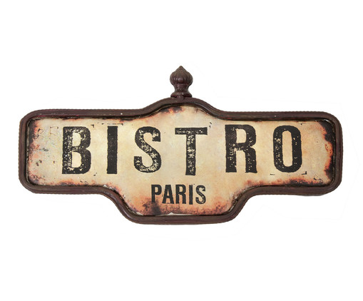 Placa Bistro Paris, Natural | WestwingNow