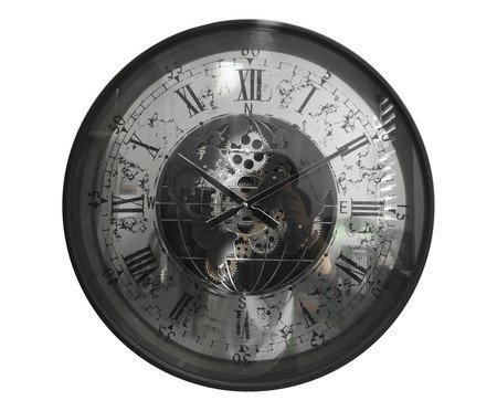 Relógio de Parede Roman Numbers Metallic | Westwing