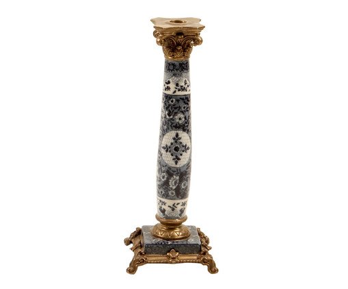 Castiçal em Porcelana Magrebe, Natural | WestwingNow