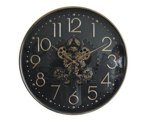 Relógio de Parede Cool Gears Preto, Preto | WestwingNow