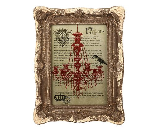 Placa Letter n' Chandelier II, Natural | WestwingNow