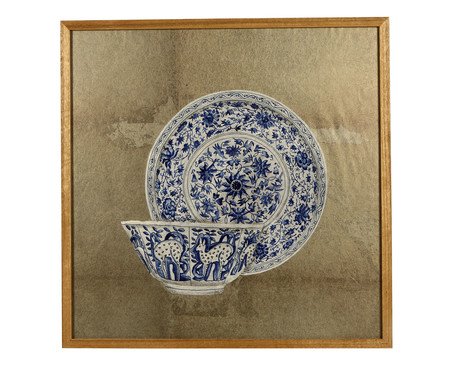 Quadro Porcelaine Tea Time Azulli | Westwing