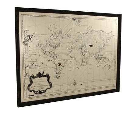 Placa Mundial View Off White | Westwing