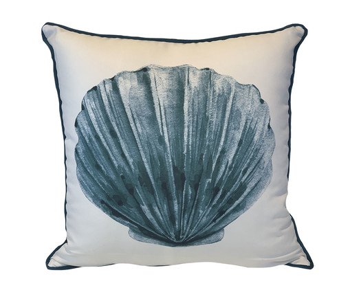 Almofada Panamá Shell Azul, Azul | WestwingNow